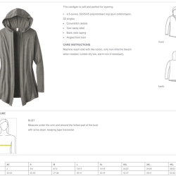 District ® Women’s Perfect Tri ® Hooded Cardigan (Black Frost)